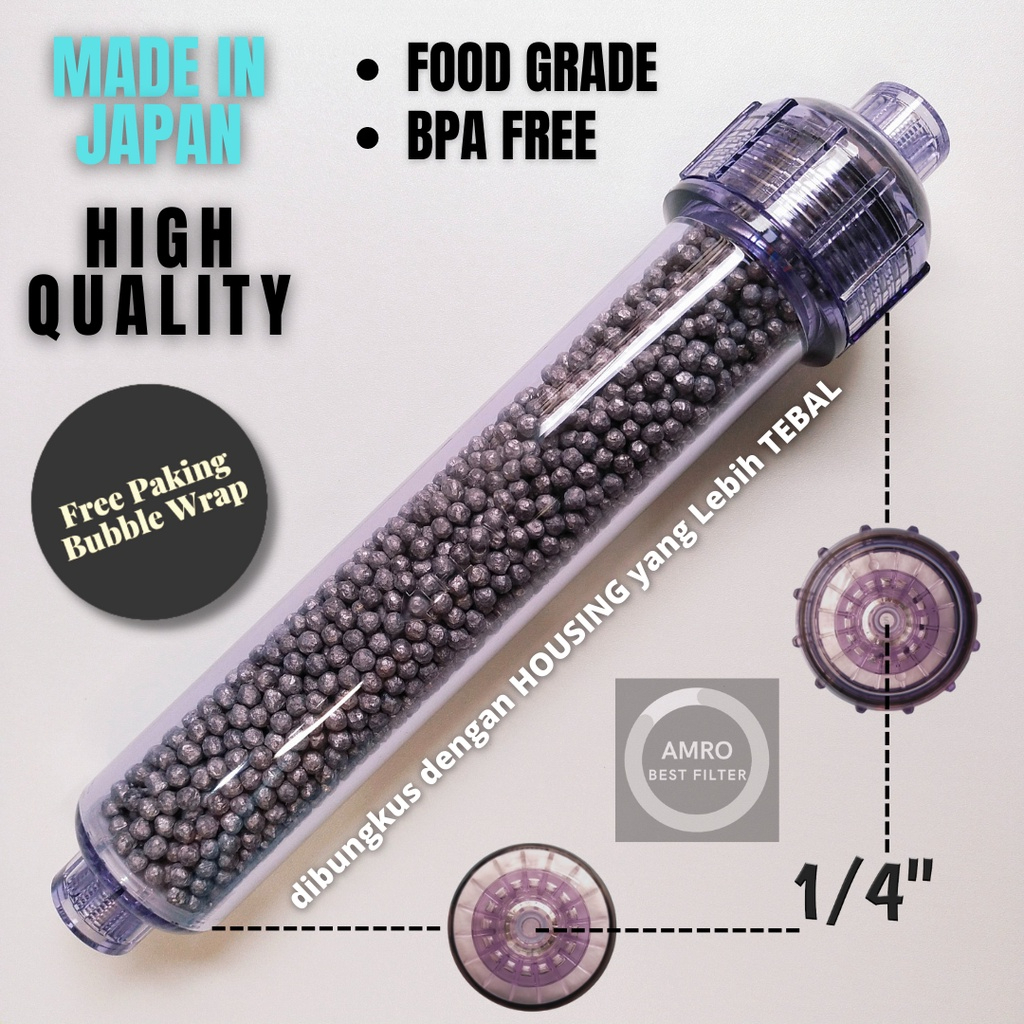 Filter Inline Alkaline - Batu ORP Super - (Seperti Kangen Water)