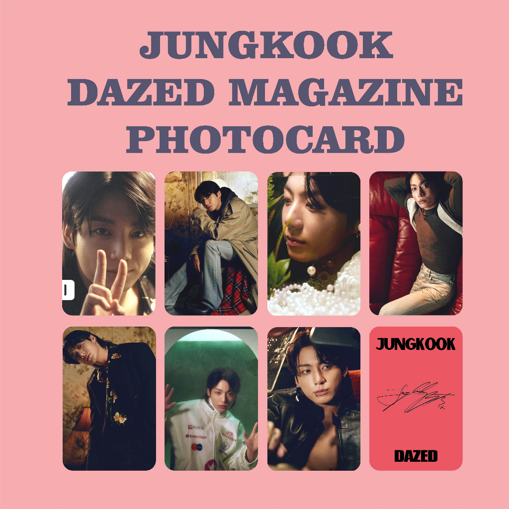 [KUKIRA] Photocard Jungkook Dazed Magazine