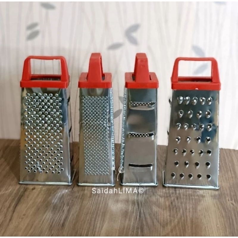 Parutan Menara Stainless Steel - Parut Keju Sayur Keripik Serbaguna