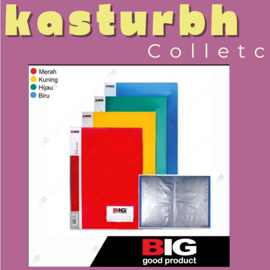 

clear holder big F4 isi 40 (F4-802) merah