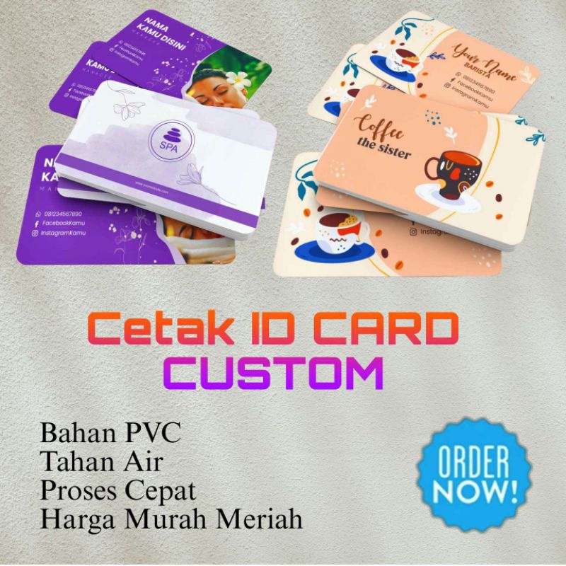 

Cetak ID CARD / Kartu Member / KTA / Kartu Pelajar / kartu santri dll