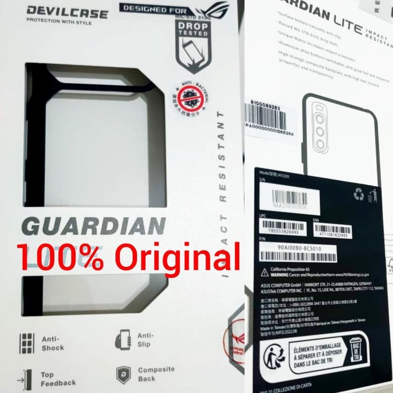 Asus ROG Phone 6 Ultimate Pro Original Devil Case Casing Cover Guardian Lite Plus