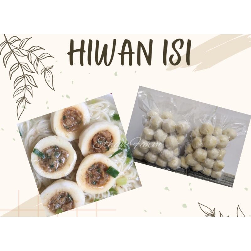 

Maknyuss1 Hiwan Isi Daging Cincang Babi (Non Halal) (Kurir )