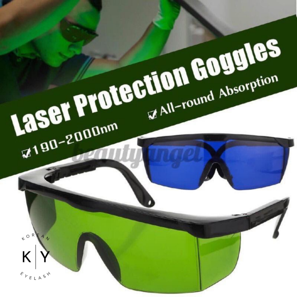 Korean Eyelash - Kacamata Anti Laser Picosecond, IPL Laser Wajah | Laser Protection Goggles IPL Safe