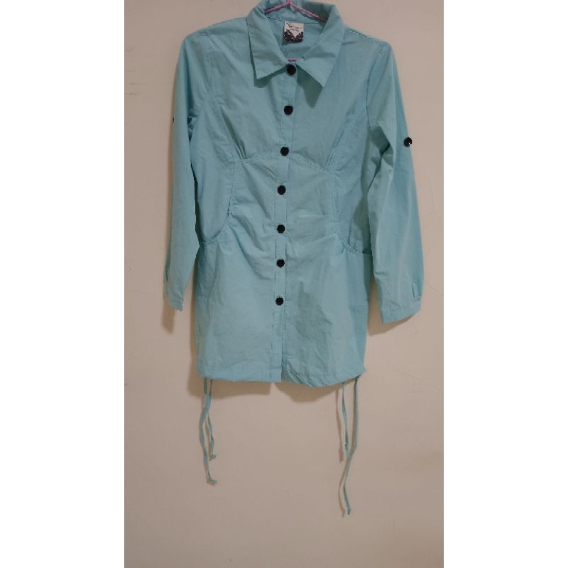 [BEKAS] Jaket wanita biru tosca