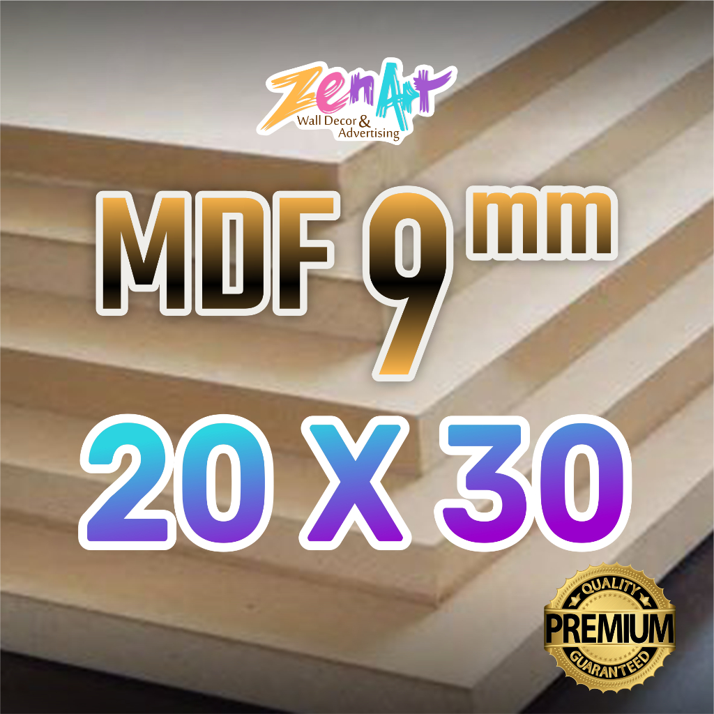 Papan MDF MURAH Ukuran 20x30 Tebal 9mm