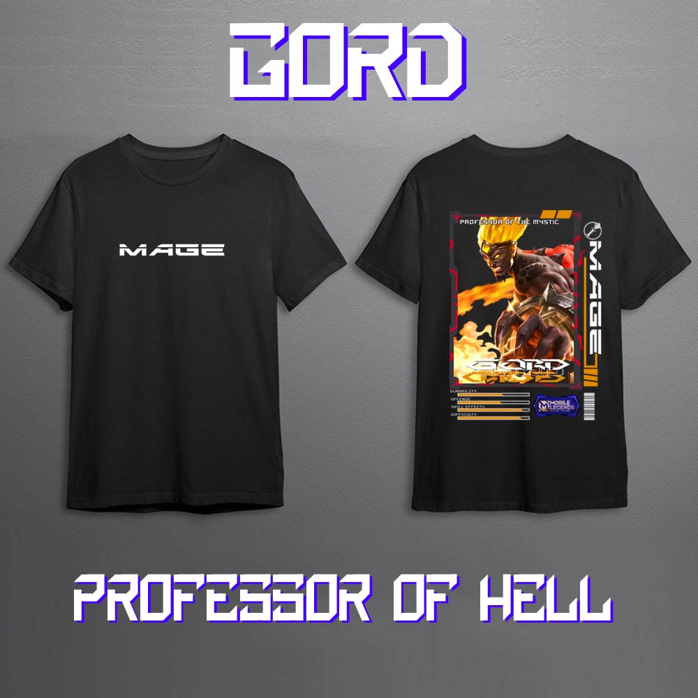 KAOS MOBILE LEGEND GORD SKIN TERBARU KAOS GAMING MLBB GORD MAGE FULL SKIN TERBARU