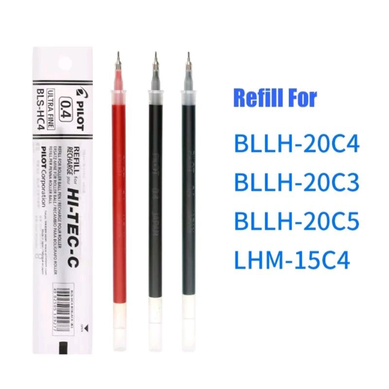 

Refil pulpen pilot HiTec 0.25/0.3/0.4 (hitam&biru)