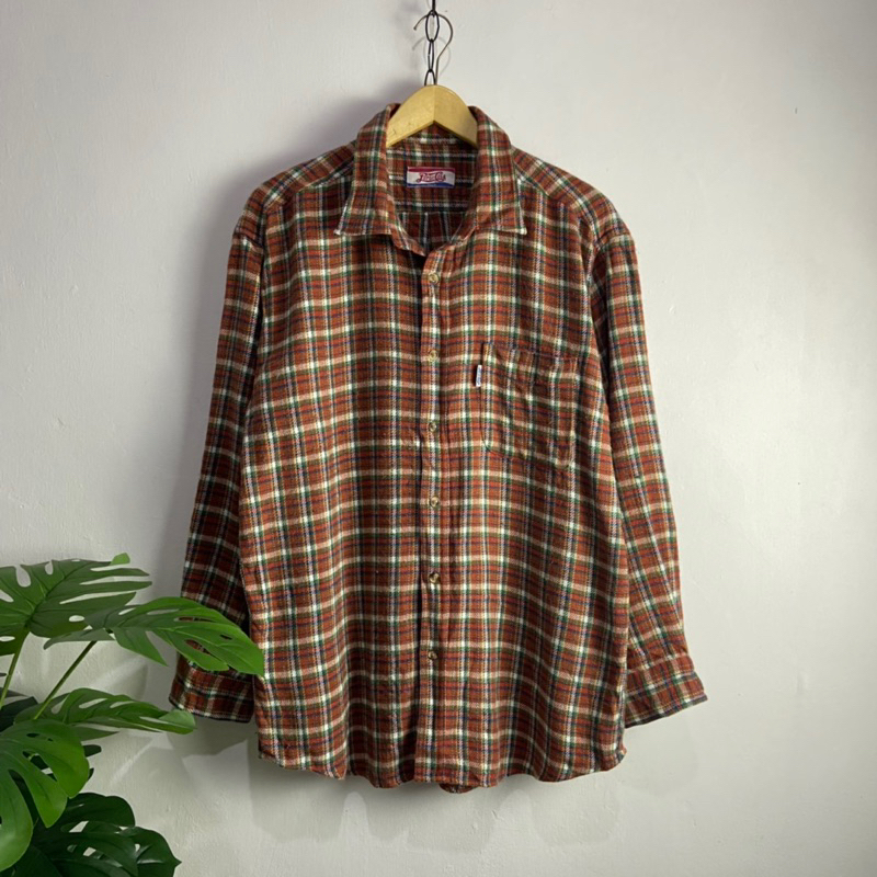 KEMEJA FLANNEL PEPSI COLA