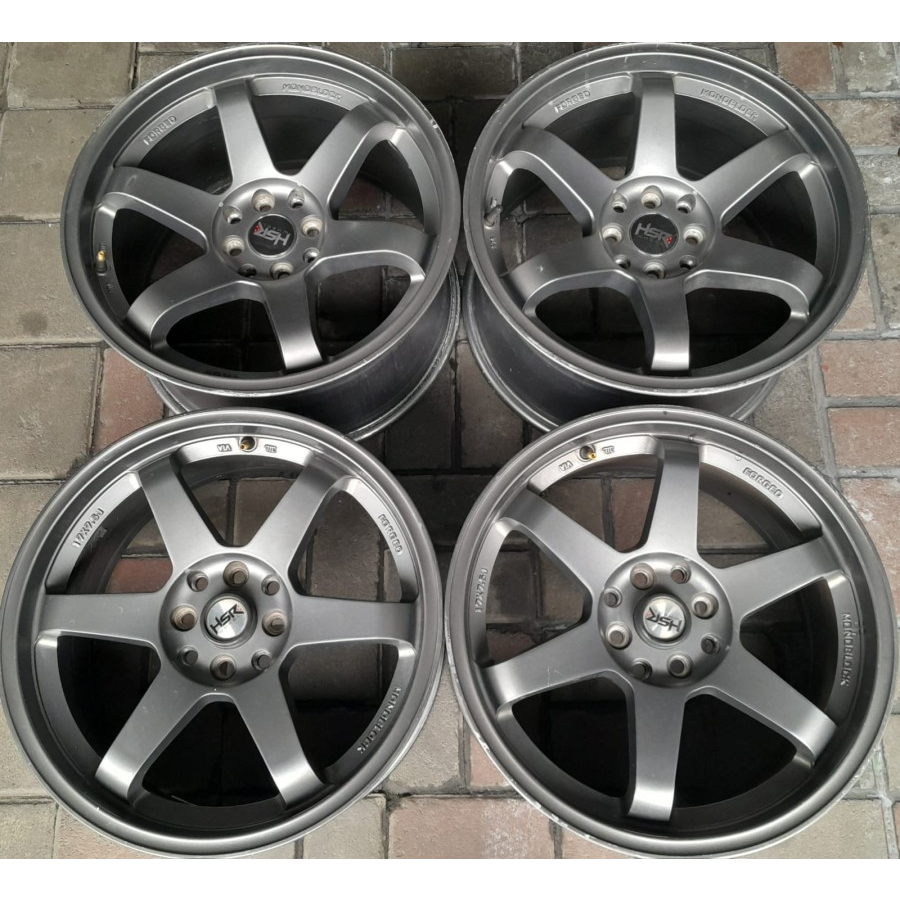Velg Mobil Te37 Ring 17 Velg Mobil Bekas R17 Lebar 7,5/9 Lobang Baut 4 Et42/35 Hsr Wheel Tokyo