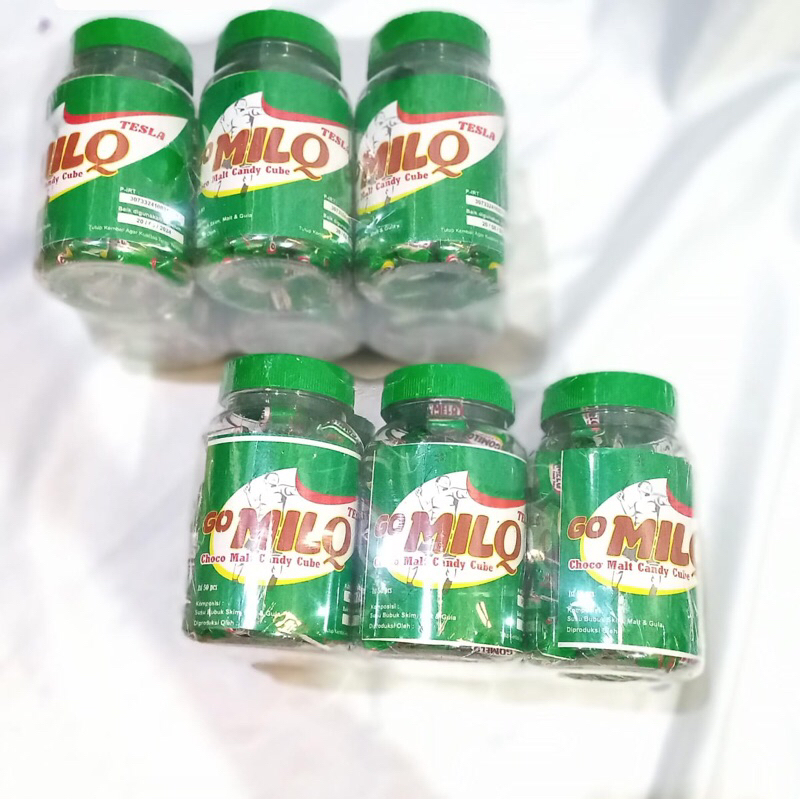 

Go Milo Tesla Cube Toples isi 50 Pcs / Choco Malt Candy cube