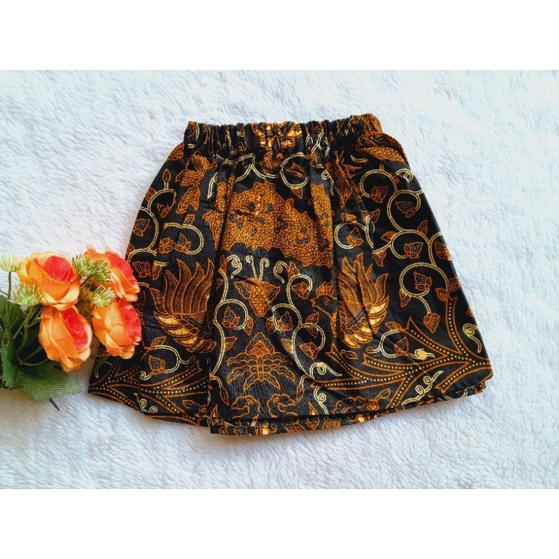 Rok Anak Pendek Motif Batik Cantik Elegan