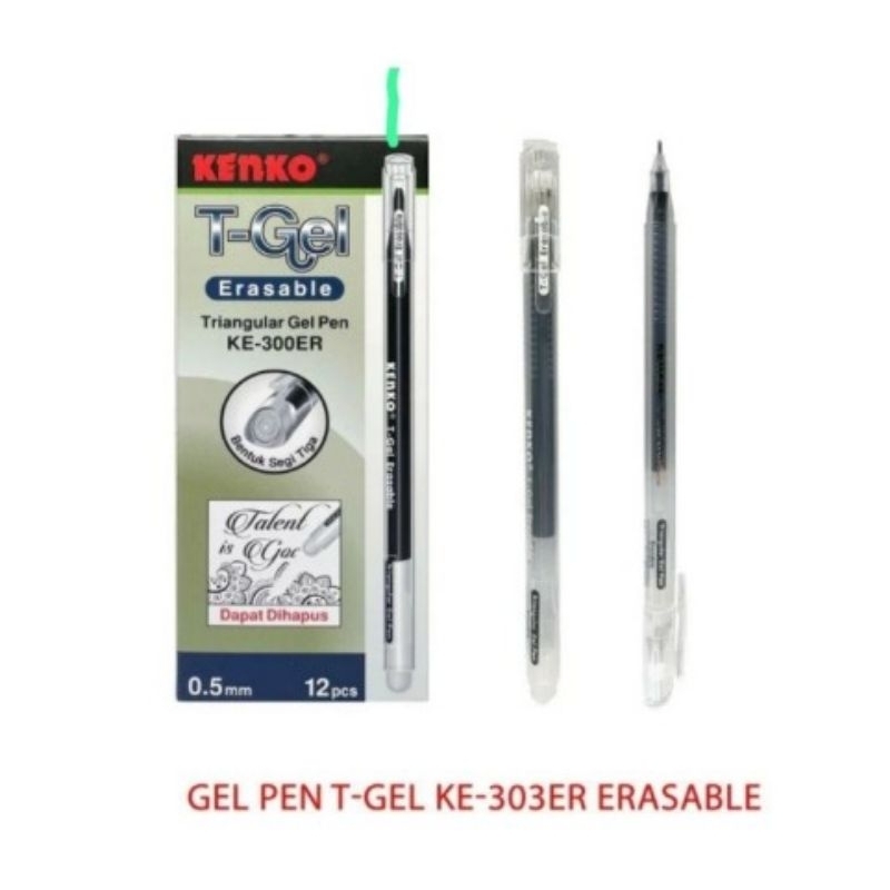 

SJS bolpen gel KENKO bisa hapus KE-300/303ER/erasable/pulpen/balpen