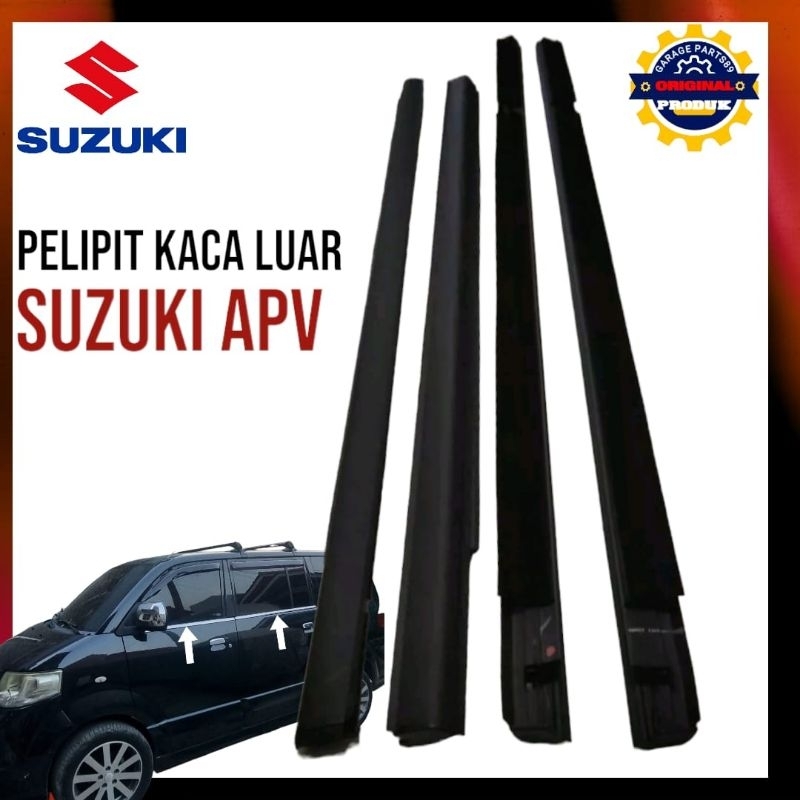 1 Set Pelipit Kaca Luar Suzuki Apv Original Weather Strip Pelipit Pintu