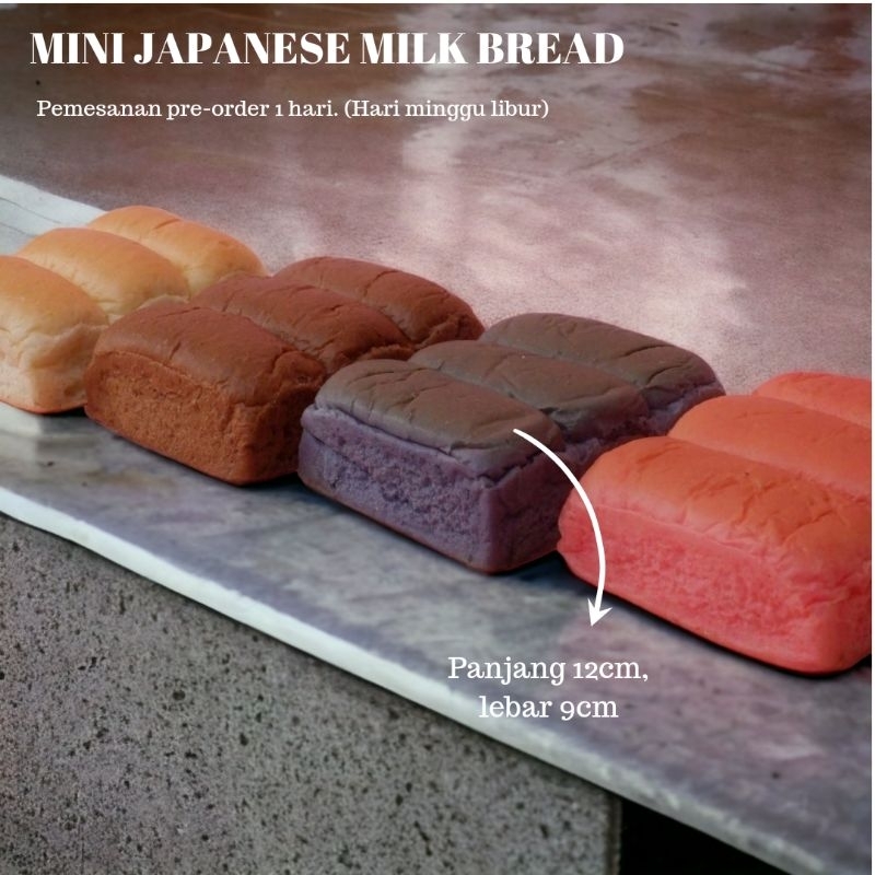 

Mini Japanese Milk Bread Extra Soft