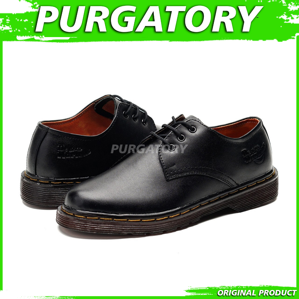 PURGATORY Sepatu Dr Martens Low Boots Kulit Asli Docmart