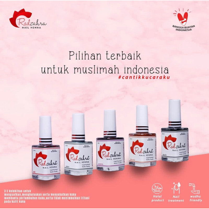 Red Zahra Nail Henna 15ML