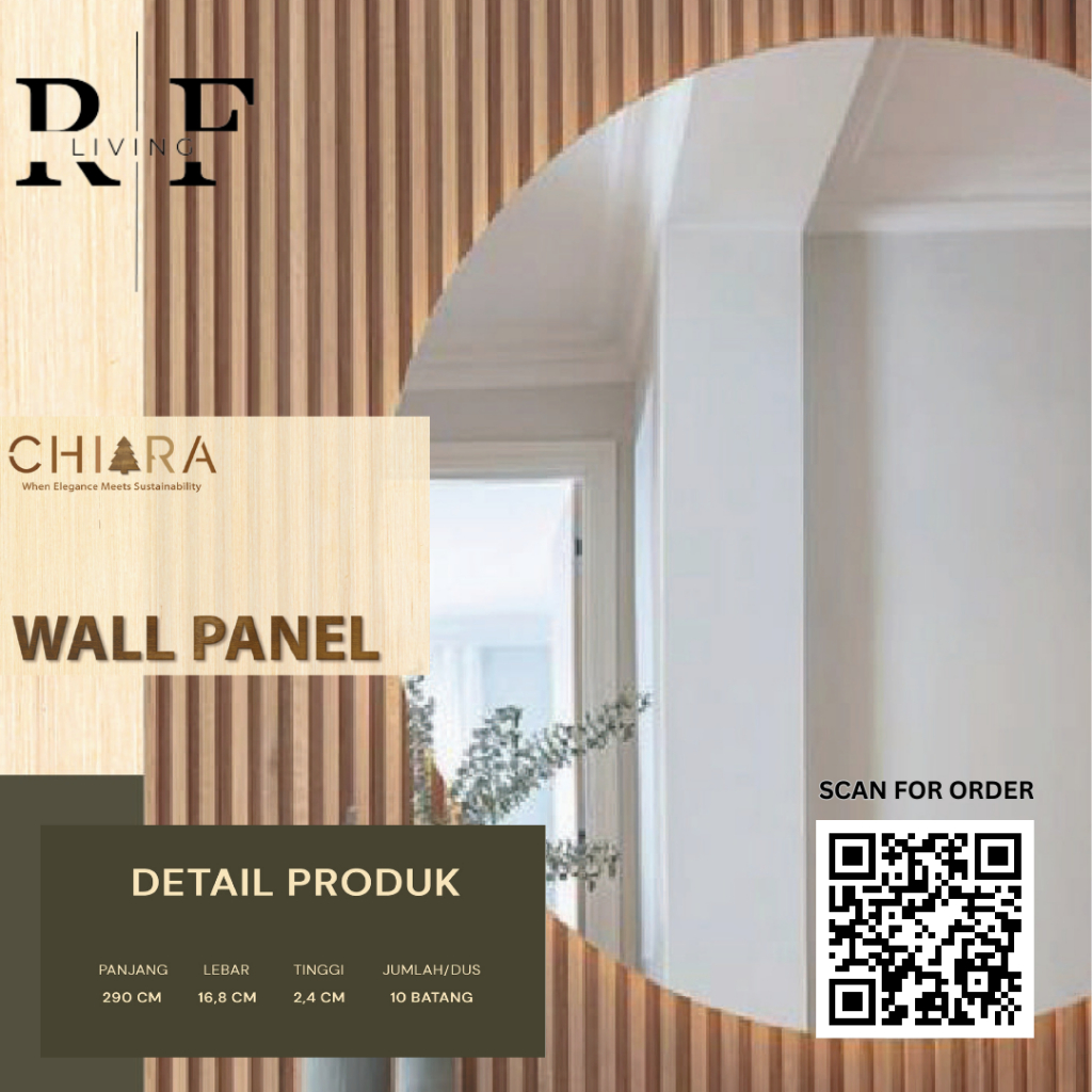 WALL PANEL CHIARA MOTIF KAYU