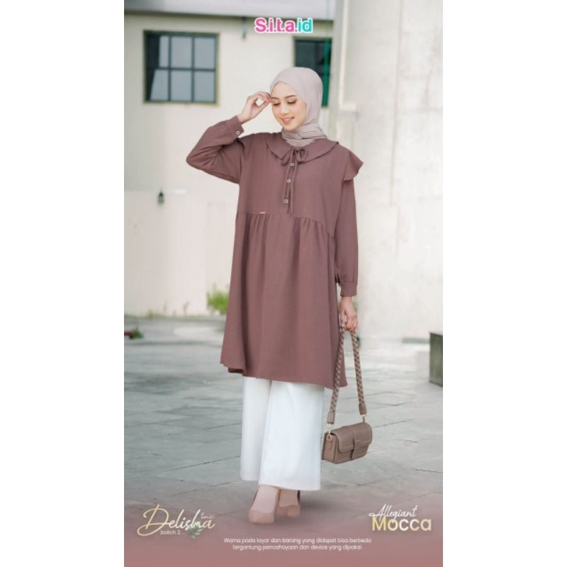 Tunik/long tunik/blouse DELISHA TUNIK BY SITA.ID
