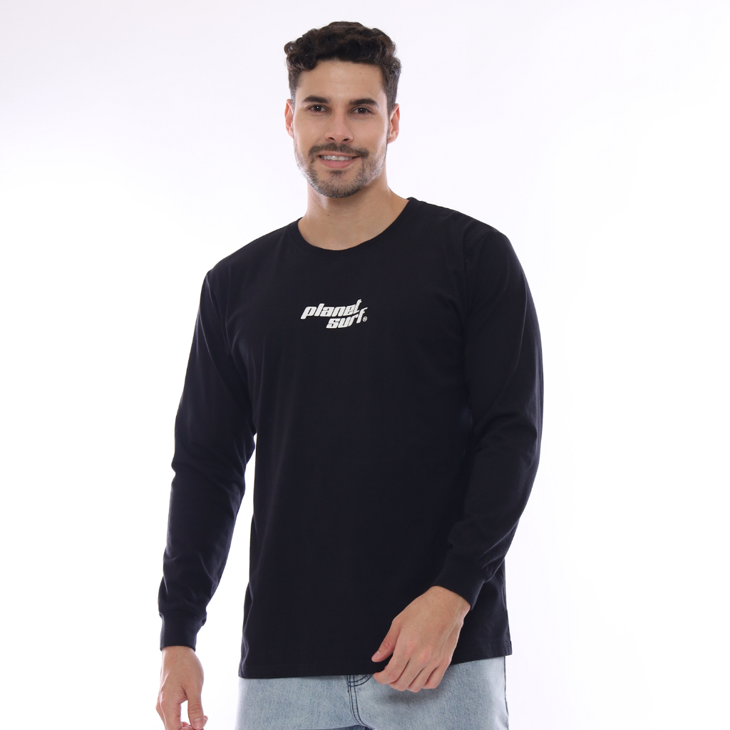 Planet Surf Clothing Kaos Lengan Panjang Pria Auge Long Tee 231C Planet Surf