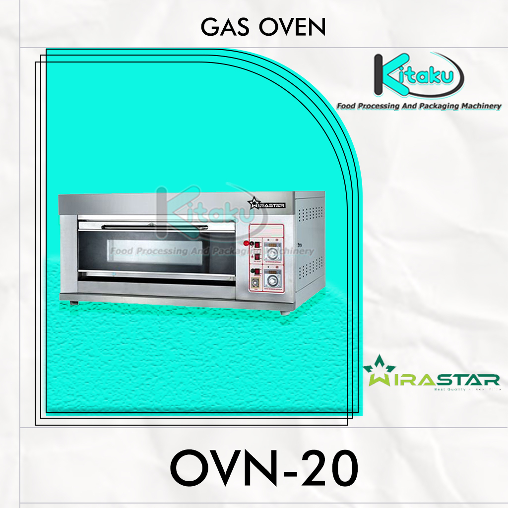GAS OVEN 1 DECK 2 TRAYS OVN-20 Wirastar