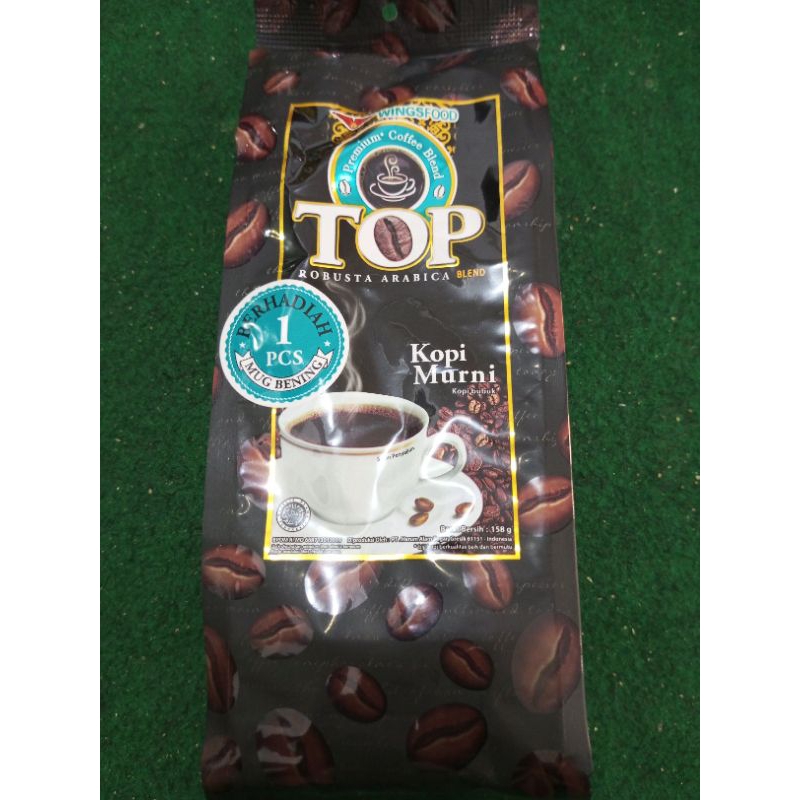 

Top Coffee Robusta Kopi murni 158gr