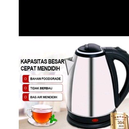 Teko listrik pemanas air 2 liter low watt/ Kettle listrik/ ketel pemanas air/kettle pembuat kopi /ke