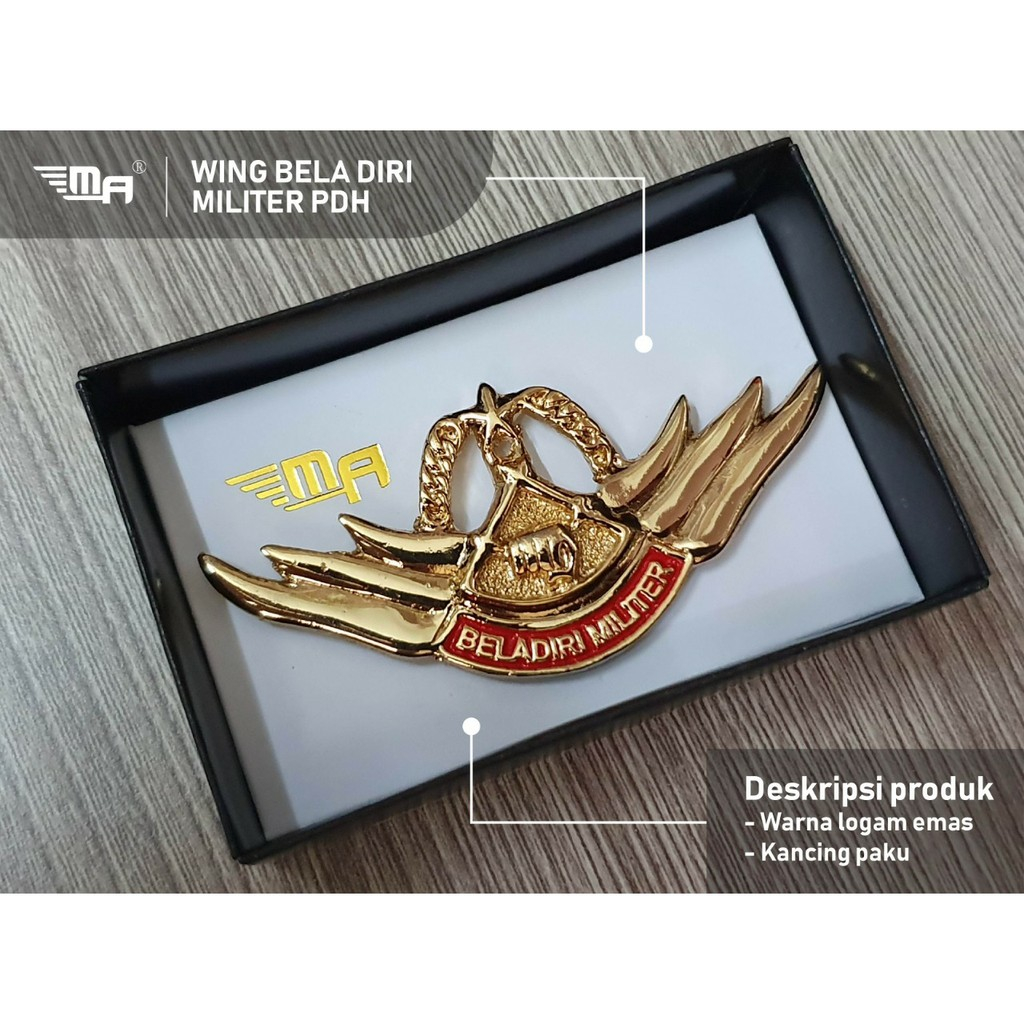 WING BELADIRI MILITER TNI AD PDH BREVET PIN BELADIRI MILITER TNI AD