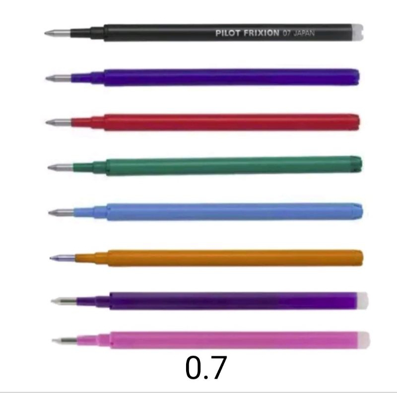 

Refil pulpen frixion cliker warna warni (0.7)