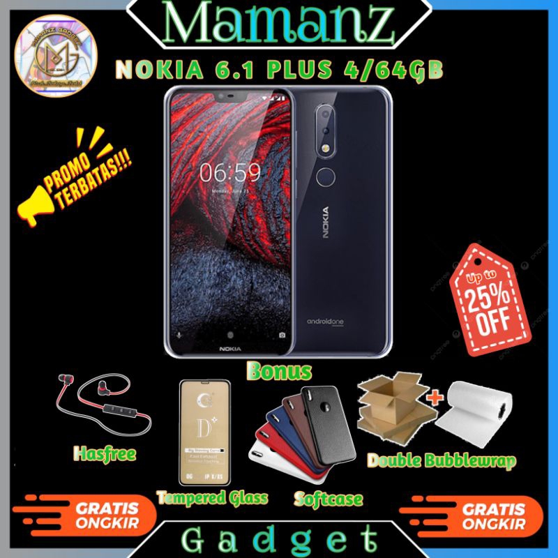 Nokia 6.1 Plus 4/64Gb ex Resmi murah