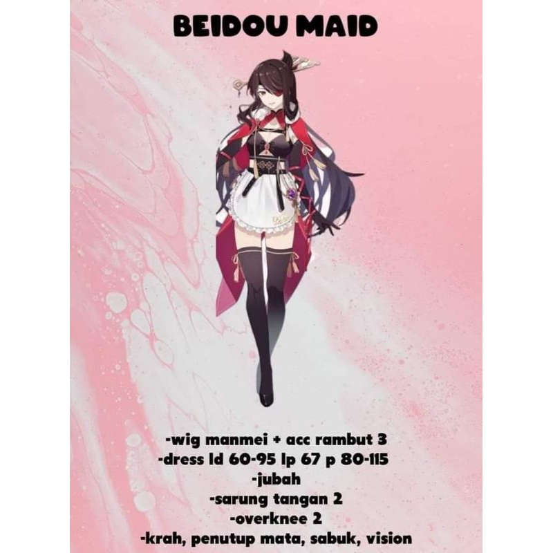 Costume Cosplay BeiDou Maid