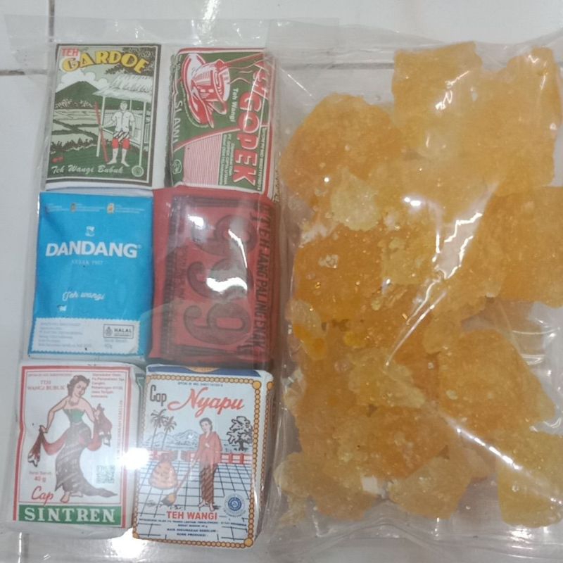 

Teh Tubruk Campur dan Gula Batu