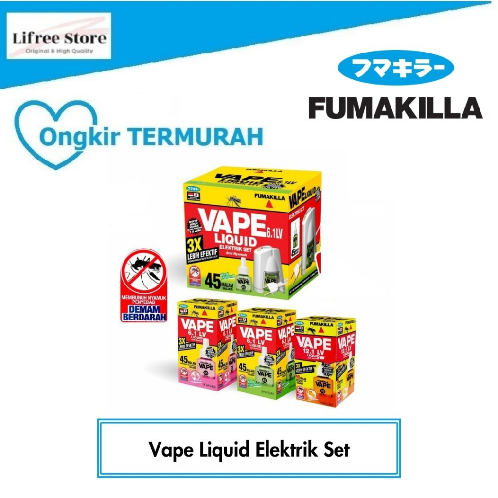 Obat Nyamuk Device  Vape Liquid Elektrik SET - REFILL 45 ml