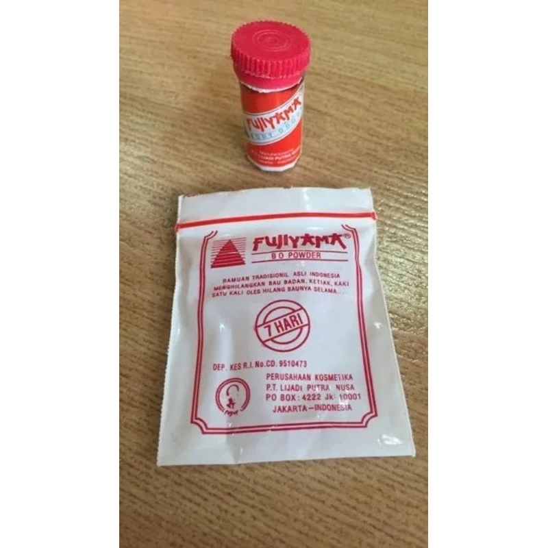 FUJIYAMA POWDER PENGHILANG BAU BADAN dan KAKI