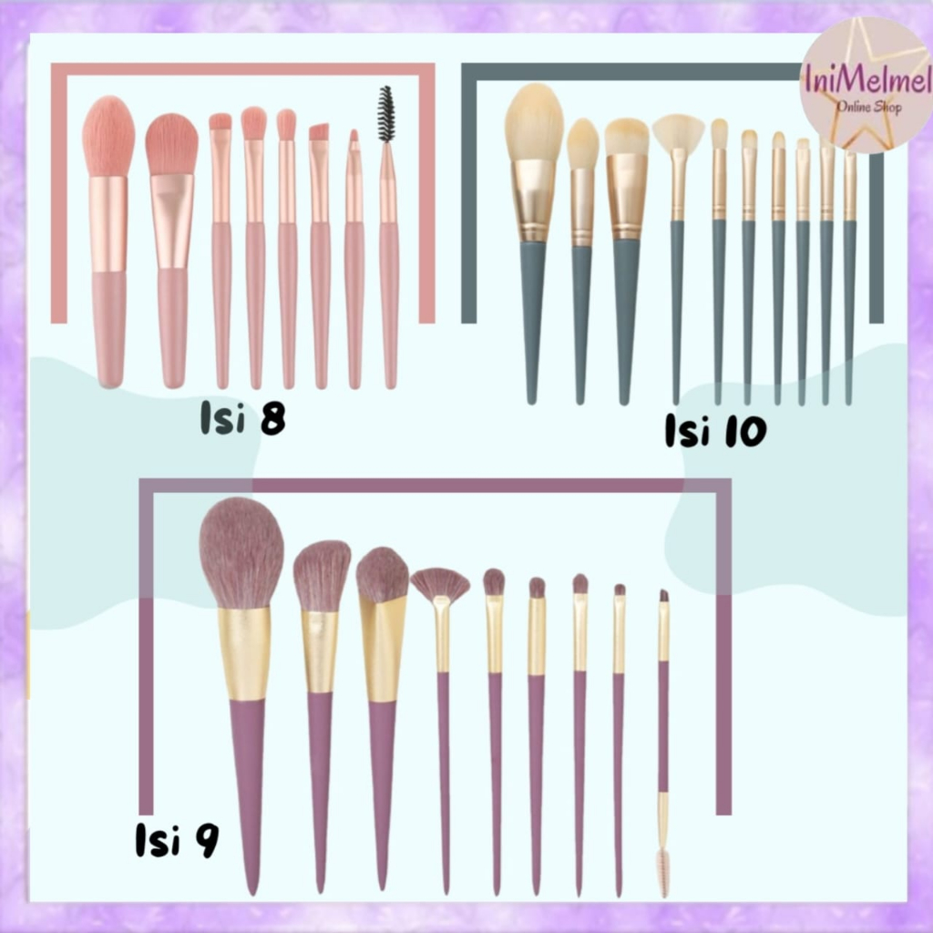 Brush Set Make Up - Kuas Brush Make Up Lengkap