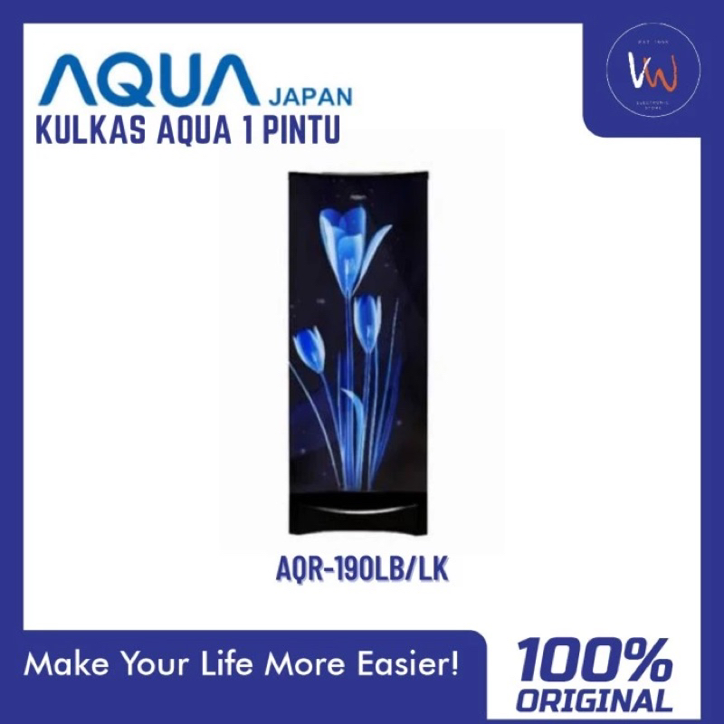 Kulkas Aqua AQR-190LB/LK / Kulkas Aqua 1 Pintu / Kulkas 1 Pintu Minimalis