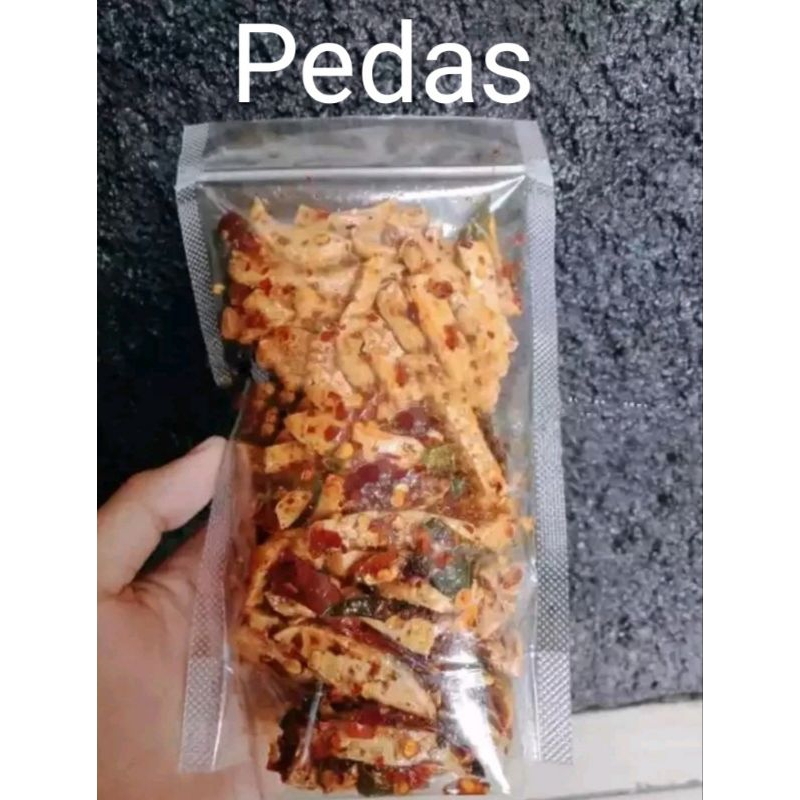 

Basreng enak dan renyah dengan aneka rasa, antara lain : pedas, pedas manis, original, stik bbq