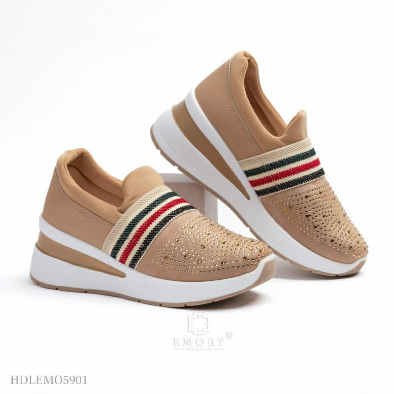 PROMO EMORY VILTON WEDGES SERIES HDLEMO5901 SEPATU WANITA