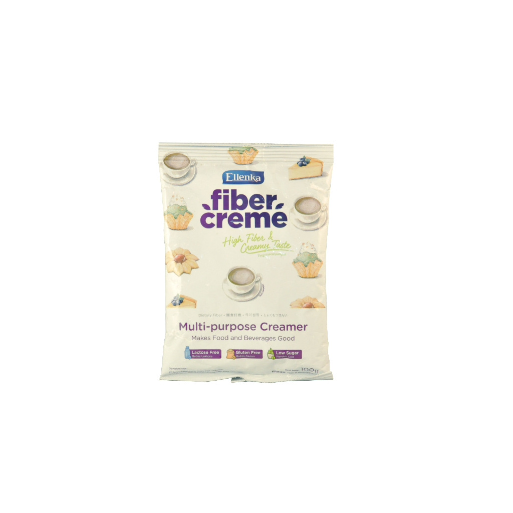 

Fiber Creme Ellenka 100 gr high fiber & creamy taste sachet promo