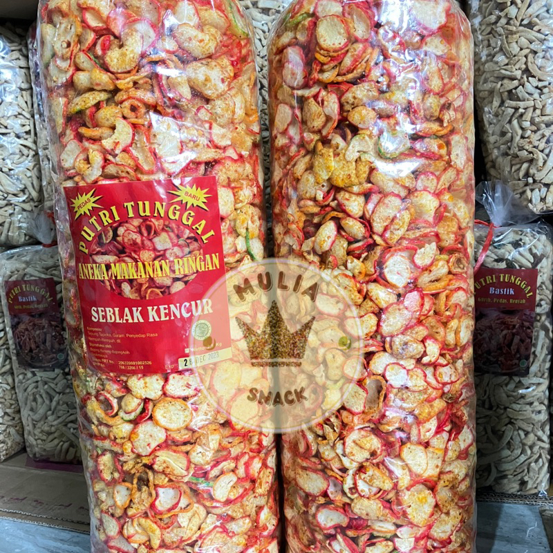 

krupuk seblak kencur 2.2KG camilan food snacks