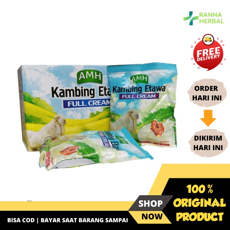 

Susu Kambing Etawa Plus Jahe Merah AMH asli Kemasan Box