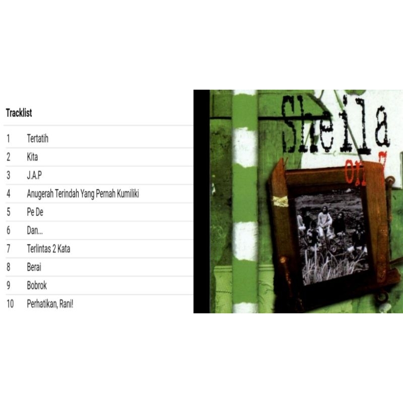 sheila on 7 vcd album