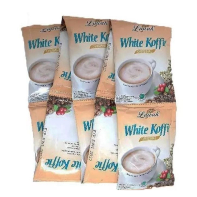 

Kopi Coffee Luwak white Koffie original 20g RENCENG ( ISI 10) - Gallery Shanum