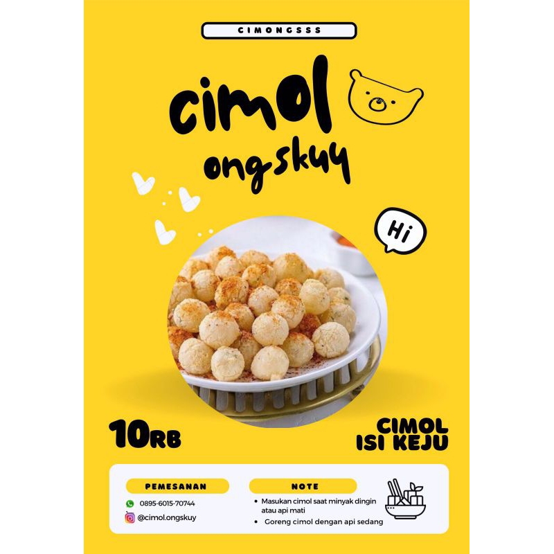 

Cimol Isi Keju (Cimol Ongskuy)
