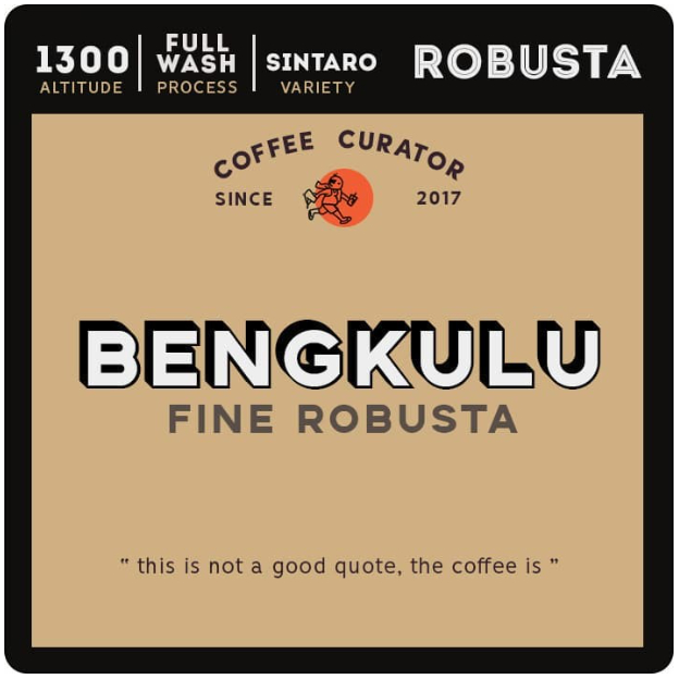 

Kopi Robusta Bengkulu 250gr - Fine Robusta - Fullwash - Single origin