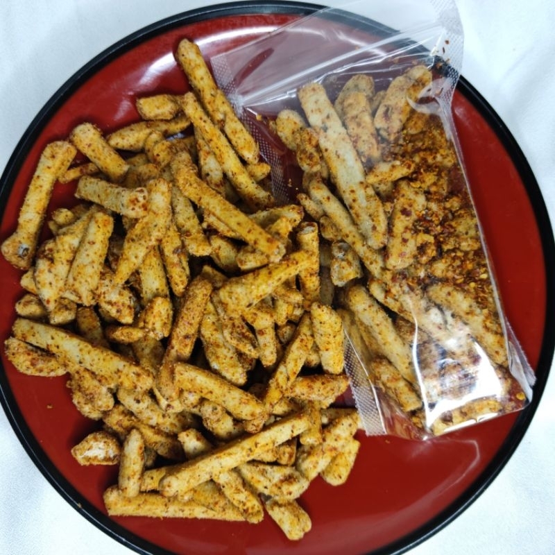 

Basreng Pedas daun jeruk Jajanan Mi'az 99