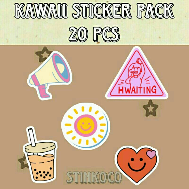 

[20PCS] STICKER KAWAII ISI 20 STICKER