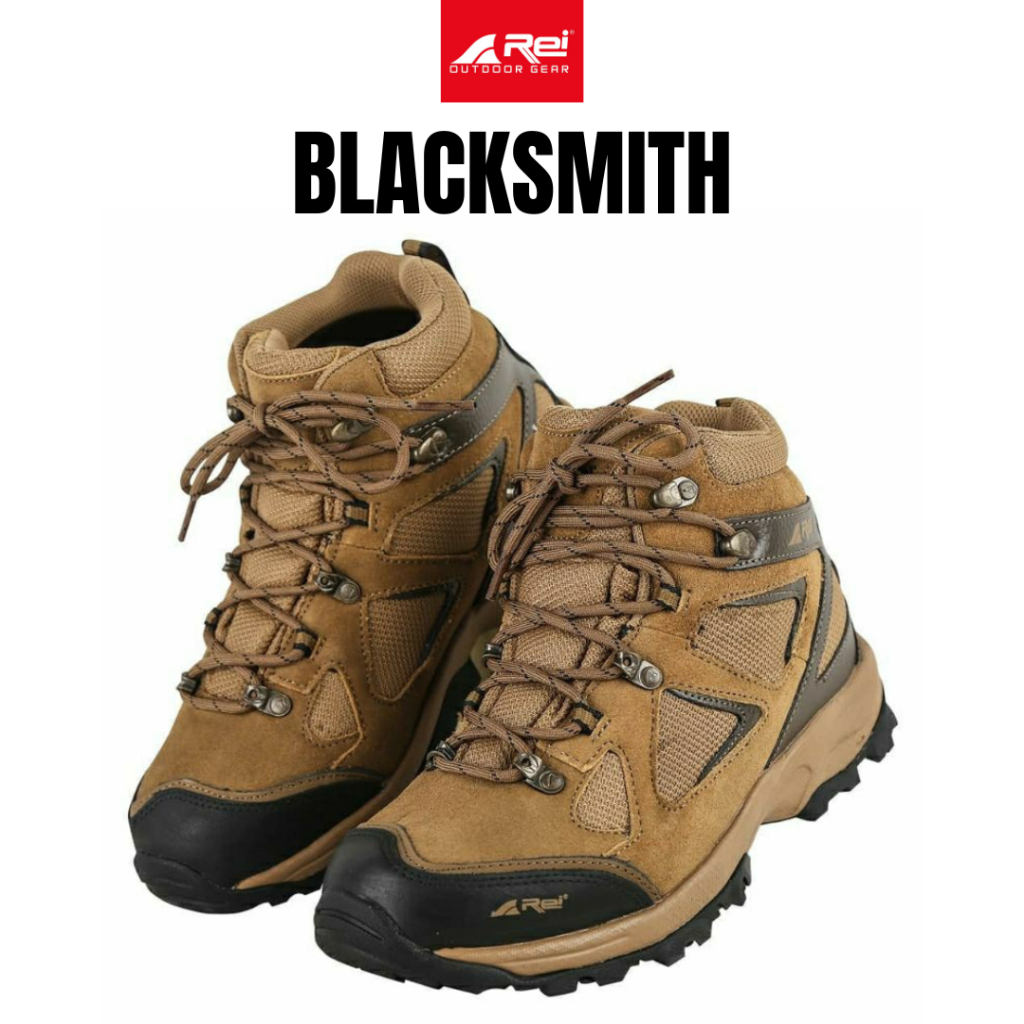 Rei Sepatu Gunung Pria Blacksmith Arei Outdoorgear Mountaint Shoes