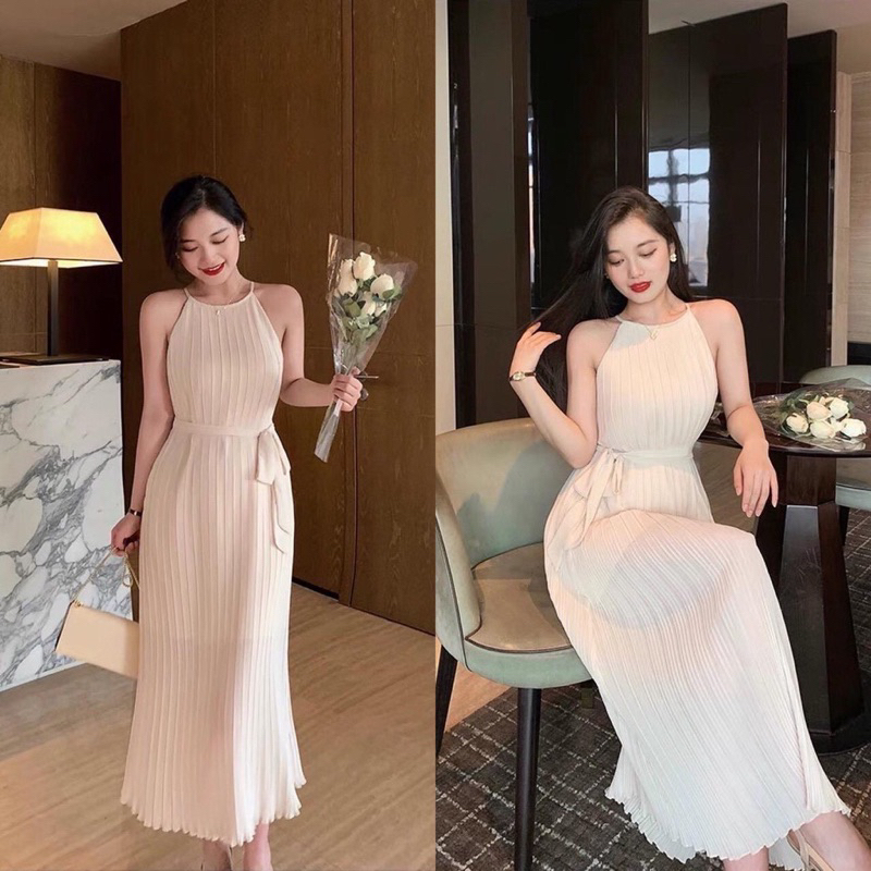 CHELSEA PLEATED DRESS IMPORT