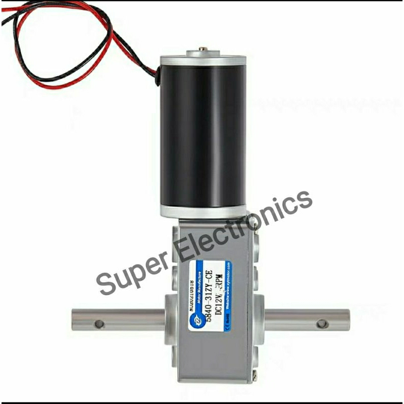 Motor Dc Worm Gear Double Shaft Motor Dc Worm gear 5840-31zy